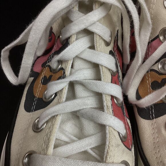 Converse CTAS-Women's 6-Girls Unite- Off-White -Colored Word Graphic-Hi- 567999C - Picture 6 of 11